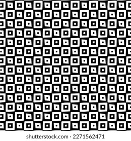  Seamless pattern with  abstract shapes. Black and white geometric  wallpaper. Repeating pattern for decor, textile and fabric.Abstraction art.