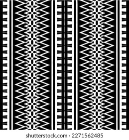  Seamless pattern with  abstract shapes. Black and white geometric  wallpaper. Repeating pattern for decor, textile and fabric.Abstraction art.