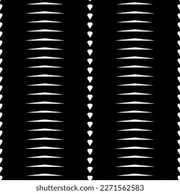  Patrón sin brillo con formas abstractas. Papel de pared geométrico en blanco y negro. Patrón repetitivo de decoración, textil y de tela.Arte abstracto.
