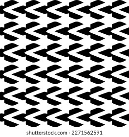  Seamless pattern with  abstract shapes. Black and white geometric  wallpaper. Repeating pattern for decor, textile and fabric.Abstraction art.