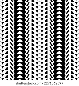  Seamless pattern with  abstract shapes. Black and white geometric  wallpaper. Repeating pattern for decor, textile and fabric.Abstraction art.