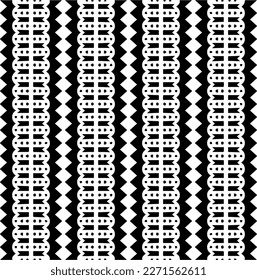  Patrón sin brillo con formas abstractas. Papel de pared geométrico en blanco y negro. Patrón repetitivo de decoración, textil y de tela.Arte abstracto.