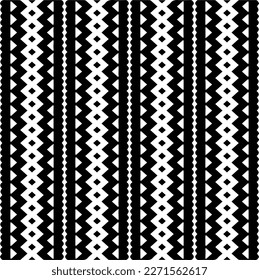  Seamless pattern with  abstract shapes. Black and white geometric  wallpaper. Repeating pattern for decor, textile and fabric.Abstraction art.