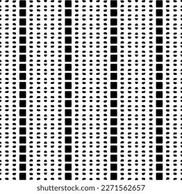  Seamless pattern with  abstract shapes. Black and white geometric  wallpaper. Repeating pattern for decor, textile and fabric.Abstraction art.