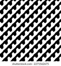  Patrón sin brillo con formas abstractas. Papel de pared geométrico en blanco y negro. Patrón repetitivo de decoración, textil y de tela.Arte abstracto.