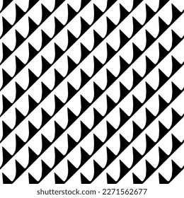  Seamless pattern with  abstract shapes. Black and white geometric  wallpaper. Repeating pattern for decor, textile and fabric.Abstraction art.