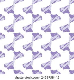Seamless pattern with abstract shapes. Decorative trendy background in minimalist style. Vector Illustration.