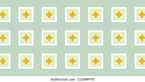 seamless pattern with abstract shapes. geometric pattern, green and yellow pattern, Vector texture, Repeat pattern for fashion, textile design, on wall paper, wrapping paper, fabrics and home decor.
