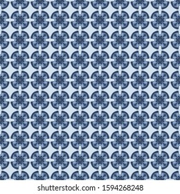 Seamless pattern with abstract shapes. The ornament. Abstract texture designs can be used for backgrounds, motifs, textile, wallpapers, fabrics, gift wrapping, templates. Vector illustration.