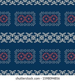 Seamless pattern with abstract shapes. The ornament. Abstract texture designs can be used for backgrounds, motifs, textile, wallpapers, fabrics, gift wrapping, templates. Vector.