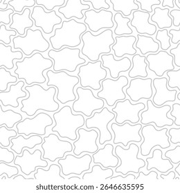 Um padrão perfeito de formas abstratas em um design repetitivo, adequado para fundos ou impressões têxteis.