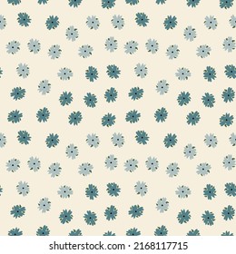 Seamless pattern with abstract shapes. Simple colored doodles 
