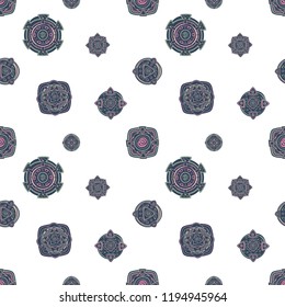 seamless pattern with abstract shapes. the theme of the east and the ethnics. It can be used for backgrounds, websites, brochures, postcards, etc.