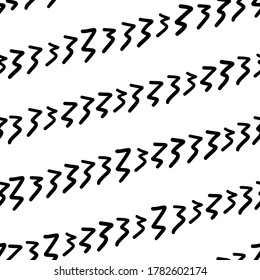 Seamless pattern with abstract shapes, vector illustration