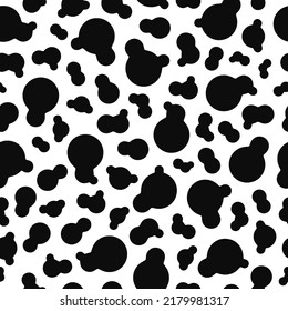 Seamless pattern, abstract shapes, vector background