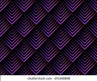 Seamless pattern with abstract sharp shape