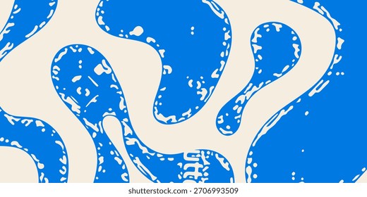 Patrón sin fisuras con Formas orgánicas de silueta abstracta. Traje para el Anuncio, el Web, el cartel, el folleto, el folleto y la presentación
