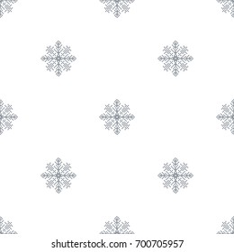 Seamless pattern with abstract  snowflakes  Light Christmas background Vector illustration The theme of winter, new year, holiday for printing on fabrics, paper, covers, postcards, gift wrap
