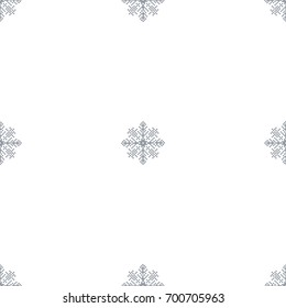 Seamless pattern with abstract  snowflakes  Light Christmas background Vector illustration The theme of winter, new year, holiday for printing on fabrics, paper, covers, postcards, gift wrap