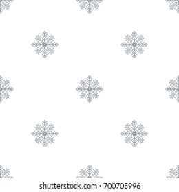 Seamless pattern with abstract  snowflakes  Light Christmas background Vector illustration The theme of winter, new year, holiday for printing on fabrics, paper, covers, postcards, gift wrap