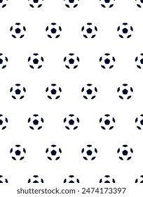 Seamless pattern of an abstract soccer ball