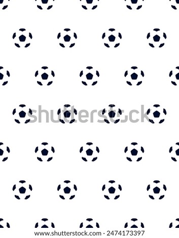Seamless pattern of an abstract soccer ball