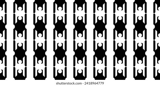 Seamless pattern of abstract spiders.Vector illustration.