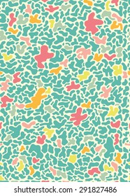 Seamless pattern with abstract spots 2