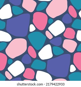 seamless pattern with abstract spots
