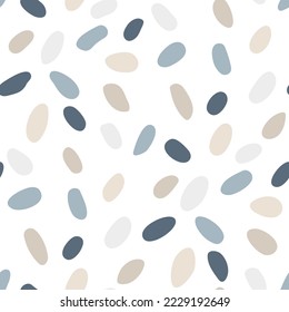 Seamless pattern with abstract spots