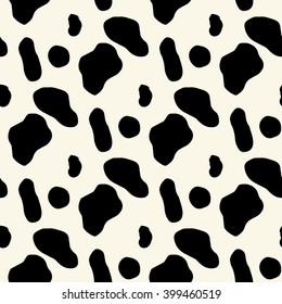 Seamless pattern with abstract spots
