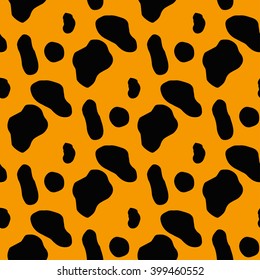 Seamless pattern with abstract spots