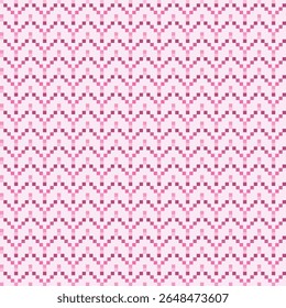 seamless pattern abstract square shape stacked into triangle with color pink