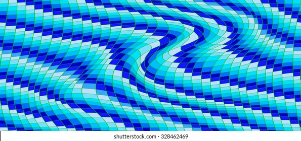 Seamless pattern with abstract square waves, vector image