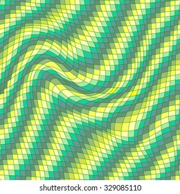 Seamless pattern with abstract square waves, vector image