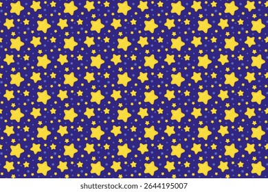 Naadloos patroon van abstracte sterren