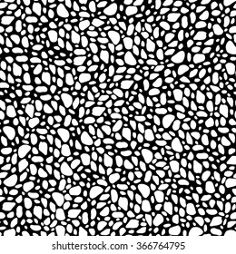 Seamless pattern with abstract stones. Vector illustration.