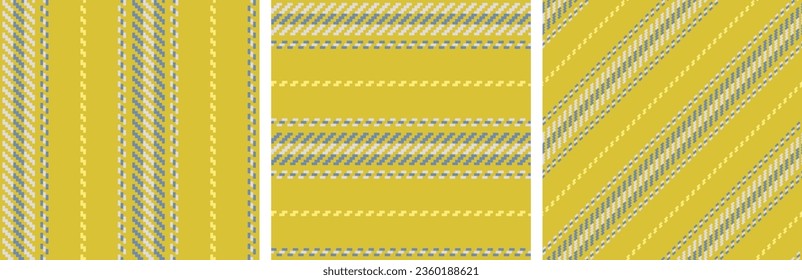 Conjunto de rayas abstractas de patrón sin brillo. Textura del píxel de fondo a rayas de color. Diseño textil. Gráficos vectoriales de impresión en tela, camisa, textil, cortina y mantel.