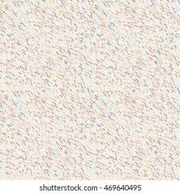 Seamless pattern of abstract strokes and dots. Vector background.