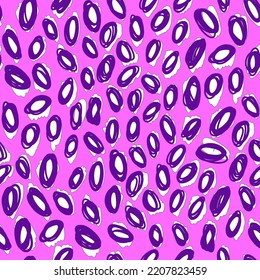 Seamless pattern with abstract strokes, sketch shapes vector doodle print for fabric, cover, packaging, paper. textile, wallpaper.