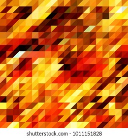 Seamless pattern of the abstract style. Red, orange, black, yellow