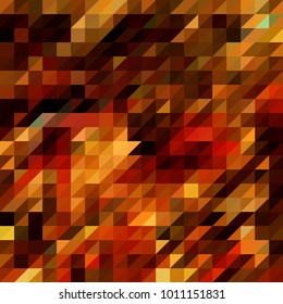 Seamless pattern of the abstract style. Red, orange, black