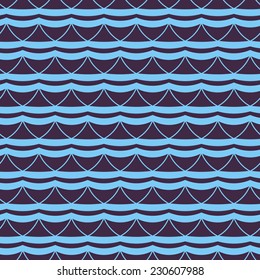 Seamless pattern in abstract style. Shade of violet and bluish cyan color