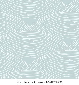 Seamless pattern with abstract stylized hand drawn scale texture. Neutral background. Vector illustration