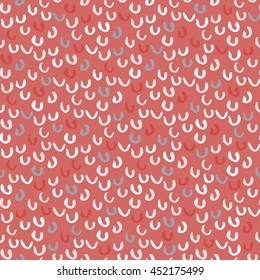 Seamless pattern with abstract stylized hand drawn scale texture