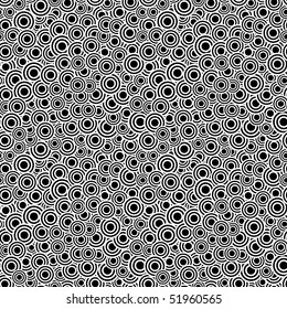 Seamless pattern with abstract symbols