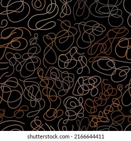 Seamless pattern abstract tangled lines texture background vector illustration design.
