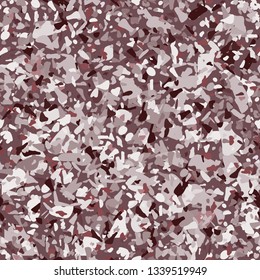 Seamless pattern, abstract, terrazzo style, dark background, vector illustration