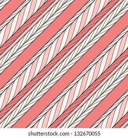 Seamless pattern. Abstract texture. Braids with diagonal direction