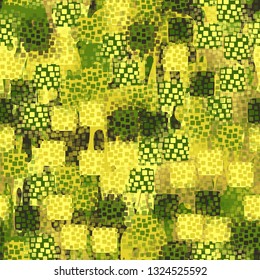 Seamless pattern. An abstract texture containing inflated squares with variable transparency.
Background consisting of large flowing blobs. Edited.